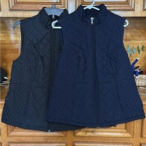 Croft & Barrow Puffy Quilted Vests
